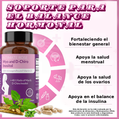 Suplemento de mioinositol y D-chiroinositol