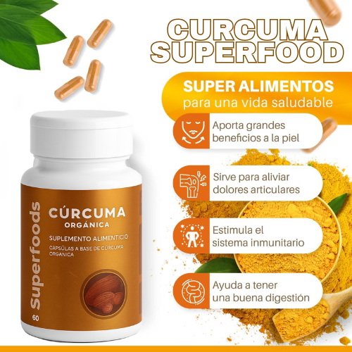 Suplementos Alimenticios A Base De Curcuma Organica