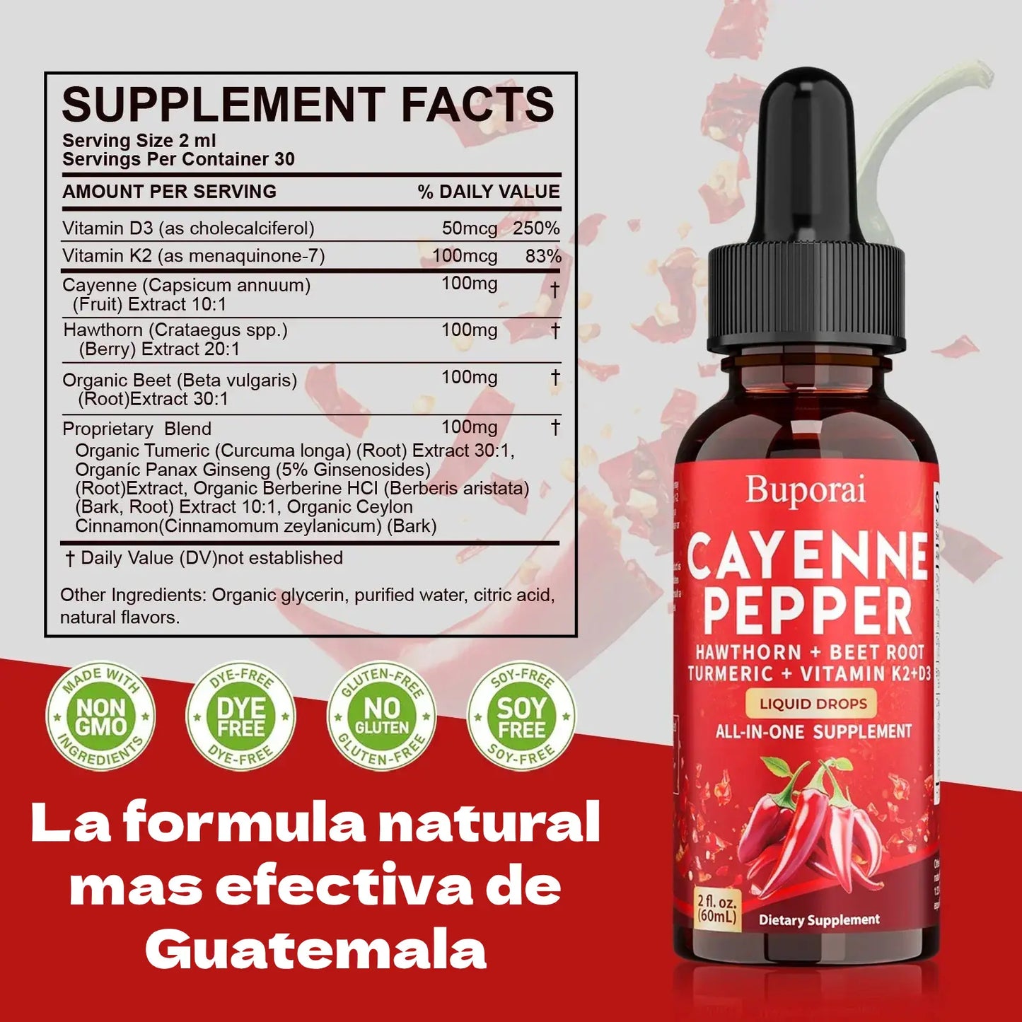 Gotas de Energía Cayena