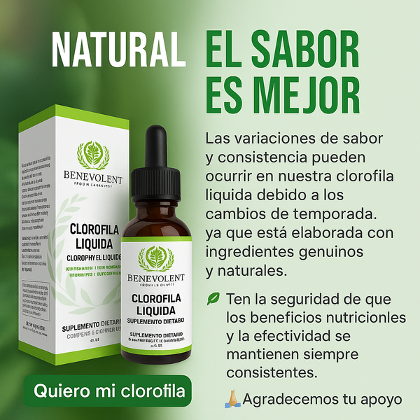 Gotas de Clorofila Energéticas