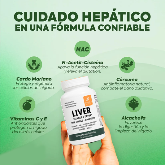 Capsulas para el Apoyo para la Limpieza del Higado