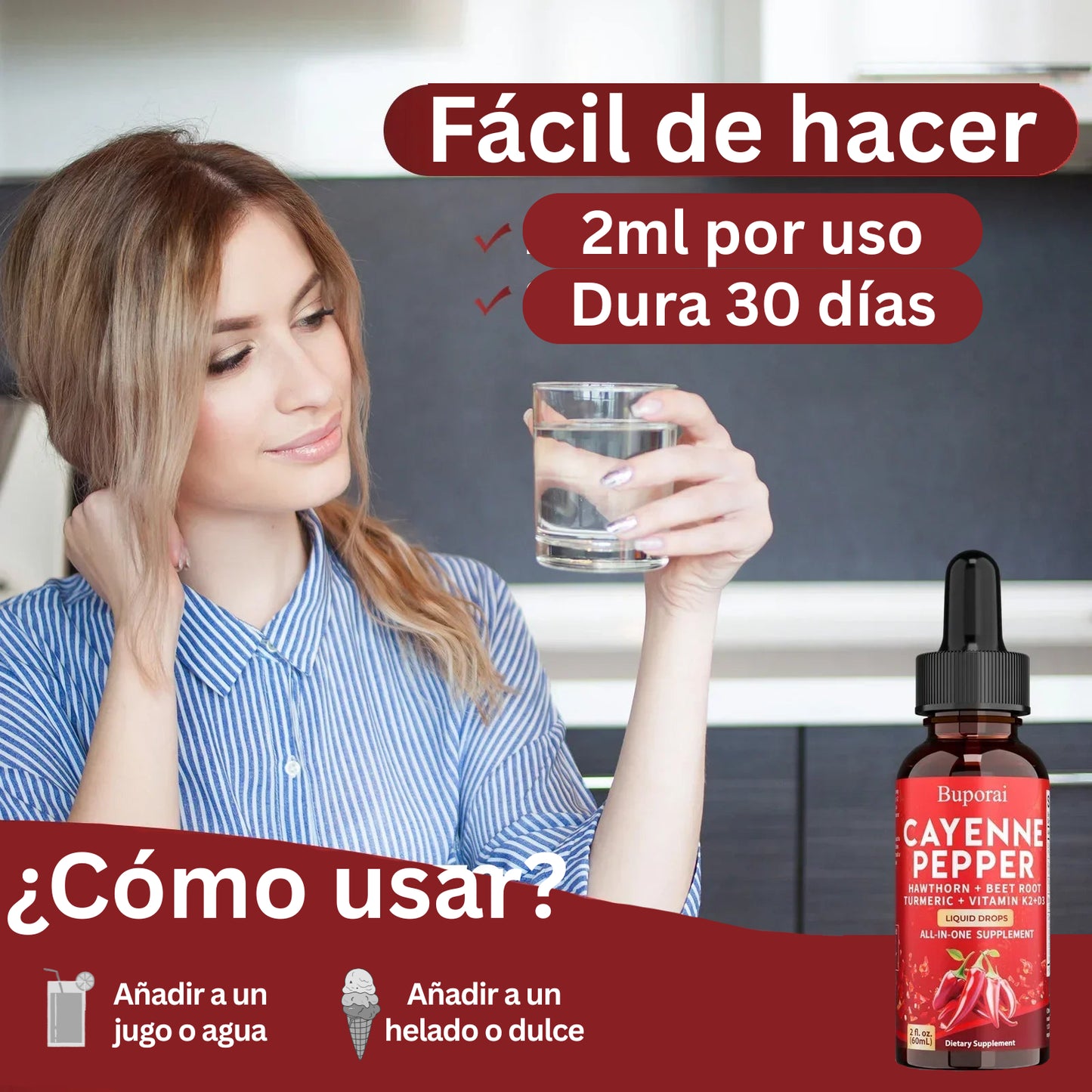 Gotas de Energía Cayena