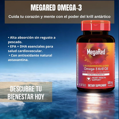MegaRed Suplemento de aceite Krill Oil