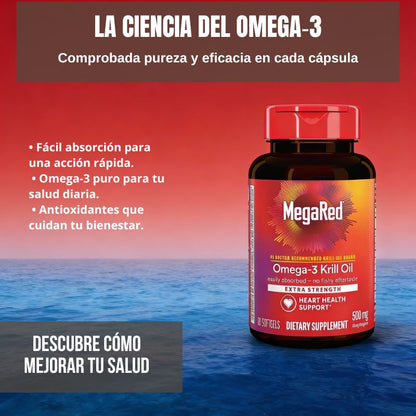 MegaRed Suplemento de aceite Krill Oil