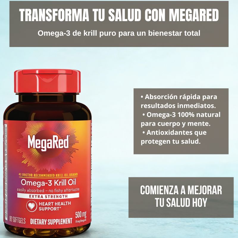 MegaRed Suplemento de aceite Krill Oil
