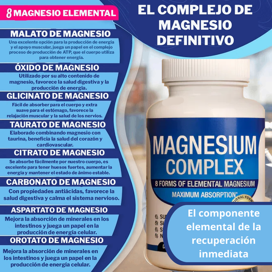Suplemento Complejo De Magnesio 8